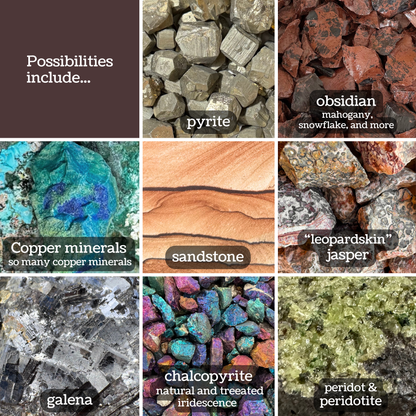 Southwestern minerals mystery box