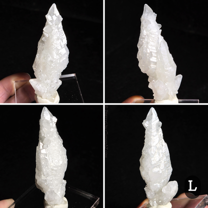 Aragonite stalactite "cave calcite," Santa Eulalia (small)