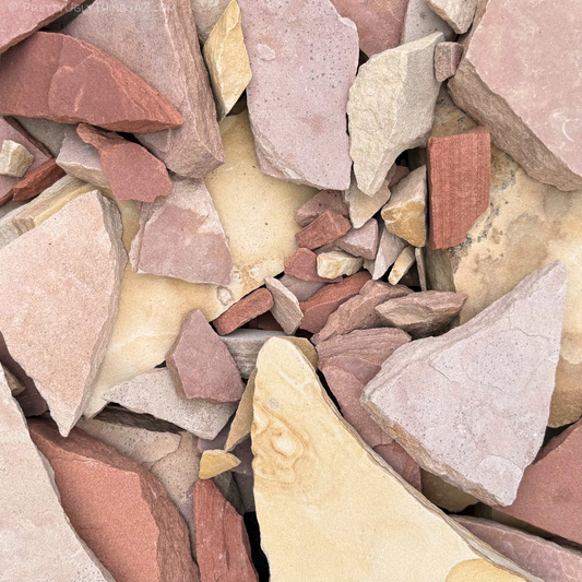 Arizona sandstone terrarium decor, bulk 18lb mixed colors