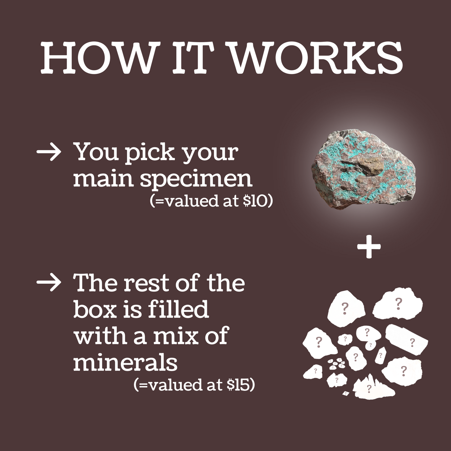 Southwestern minerals mystery box