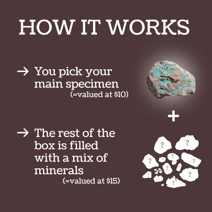 Southwestern minerals mystery box
