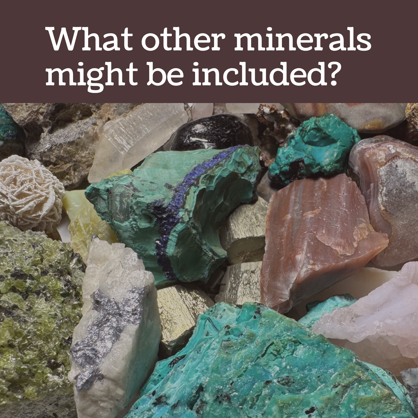 Southwestern minerals mystery box