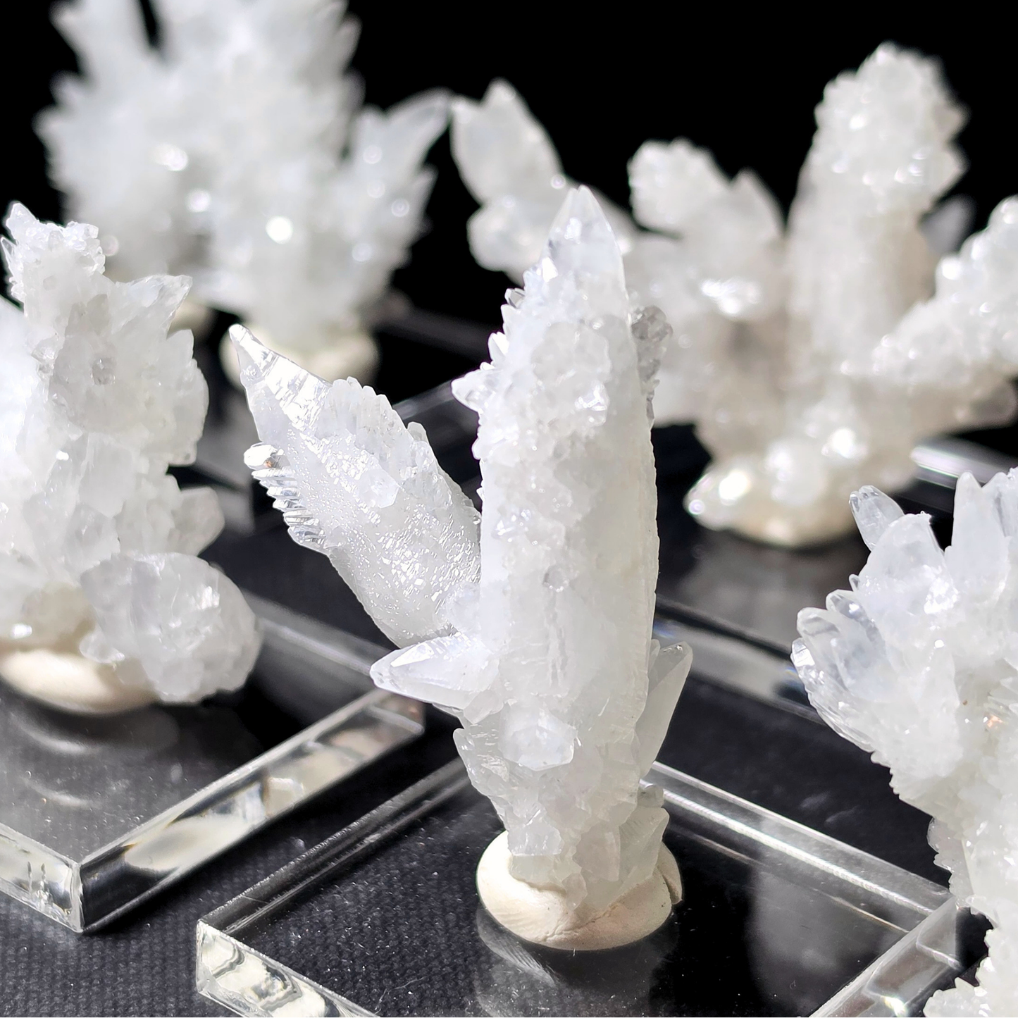 Aragonite stalactite "cave calcite," Santa Eulalia (small)