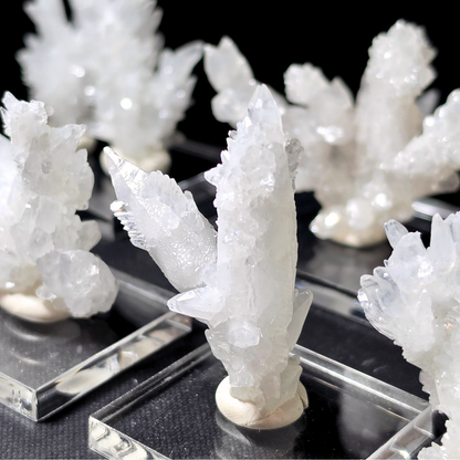 Aragonite stalactite "cave calcite," Santa Eulalia (small)