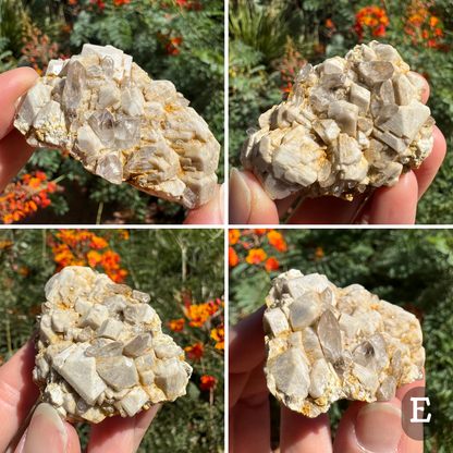 Microcline feldspar with smoky quartz