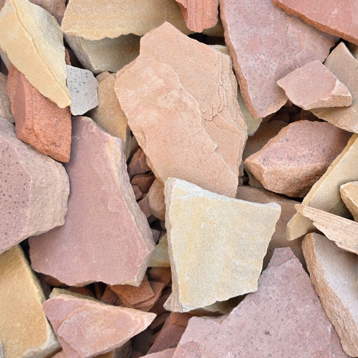 Arizona sandstone terrarium decor, bulk 18lb mixed colors