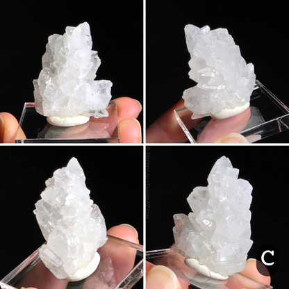 Aragonite stalactite "cave calcite," Santa Eulalia (small)