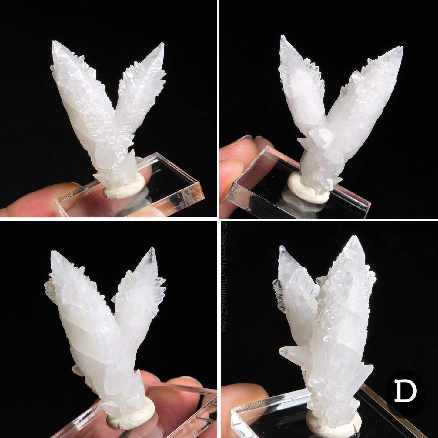 Aragonite stalactite "cave calcite," Santa Eulalia (small)
