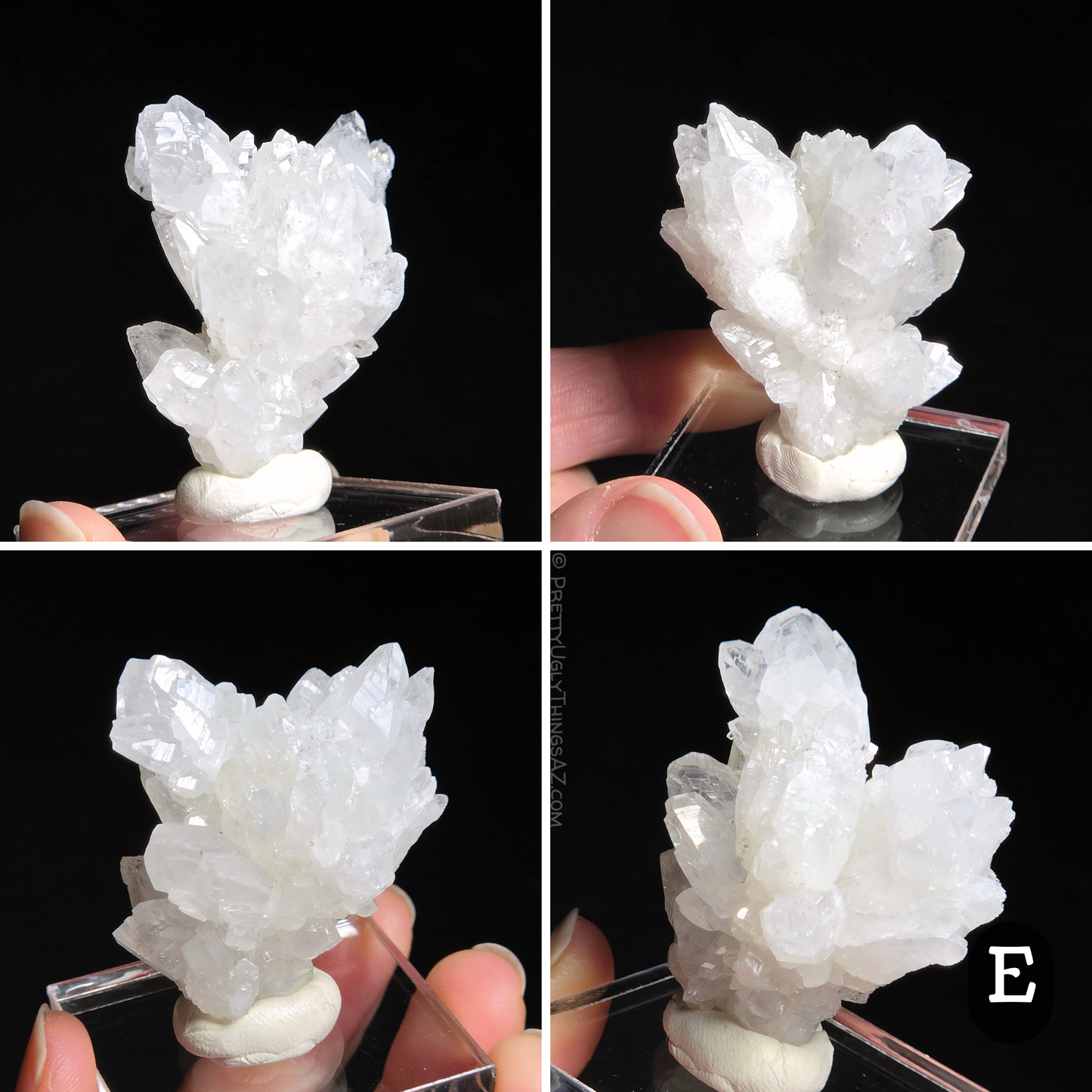 Aragonite stalactite "cave calcite," Santa Eulalia (small)