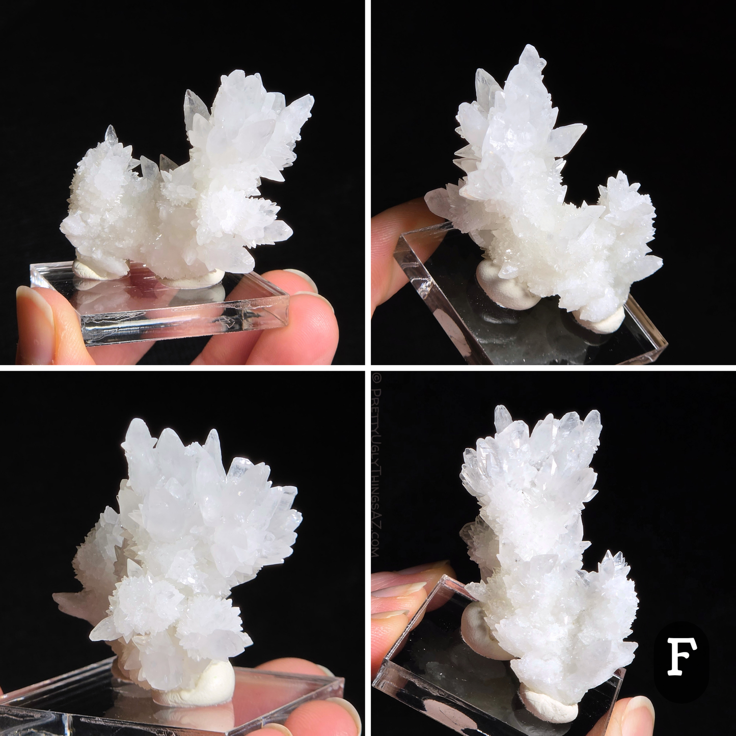 Aragonite stalactite "cave calcite," Santa Eulalia (small)