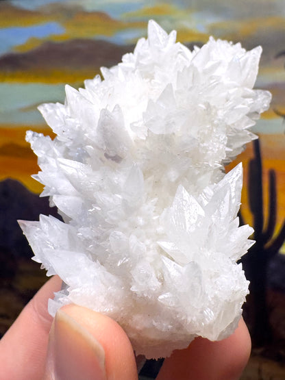 Aragonite stalactite "cave calcite," Santa Eulalia (medium)