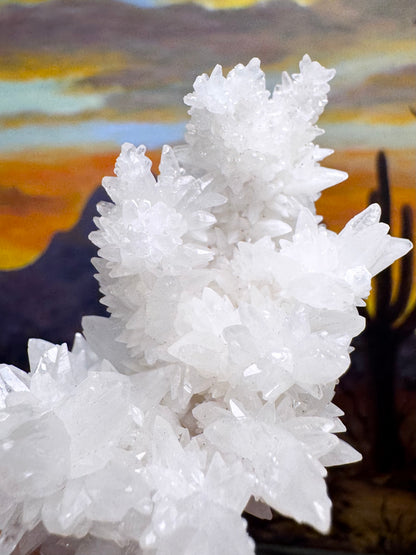 Aragonite stalactite "cave calcite," Santa Eulalia (medium)