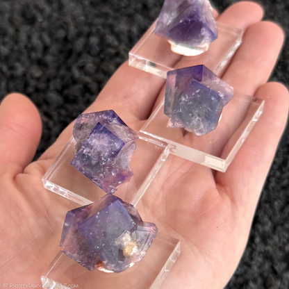 'Purple Rain' Weardale fluorite twins