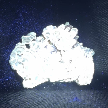 Aragonite cave formation, polished slice (large)