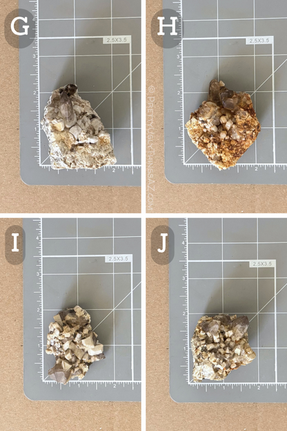 Microcline feldspar with smoky quartz