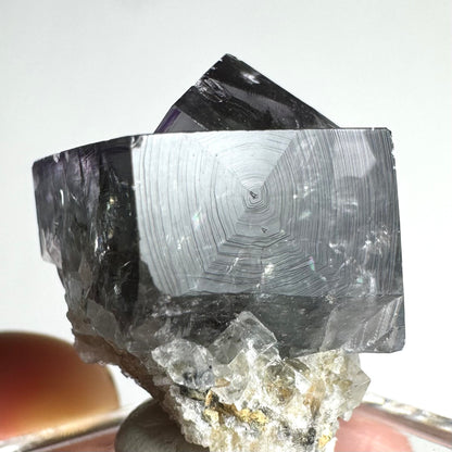 'Purple Rain' Weardale fluorite twins
